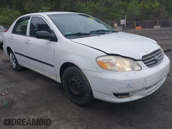 2004 Toyota Corolla CE with VIN JTDBR32E842037641, listed as a IAAI auction lot 42192912 with 191,295 mi miles and . Bid and sale history available at DreamBid. Image 1.