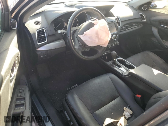 2017 Acura RDX w/Technology Pkg with VIN 5J8TB3H56HL010245, listed as a Copart auction lot 76844684 with 0 mi miles and Salvage Title. Bid and sale history available at carsss.com. Image 8.