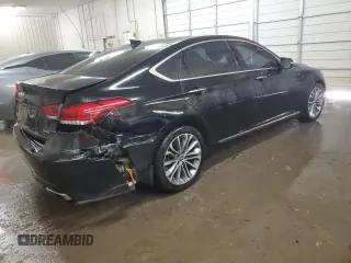 2015 Hyundai Genesis 3.8L with VIN KMHGN4JEXFU086268, listed as a Copart auction lot 53620125 with 111,138 mi miles and Salvage Title. Bid and sale history available at carsss.com. Image 3.