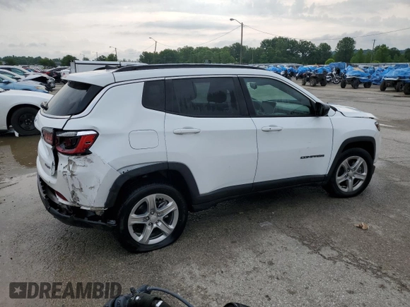 2023 Jeep Compass Latitude с VIN 3C4NJDBN8PT562163, выставлен на аукционе Copart как лот 63021635 с пробегом 51 549 миль миль и Списание • Salvage title. История ставок и продаж доступна на DreamBid. Изображение 3.