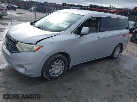 2012 Nissan Quest SL with VIN JN8AE2KPXC9039680, listed as a IAAI auction lot 41914614 with 172,743 mi miles and . Bid and sale history available at carsss.com. Image 2.