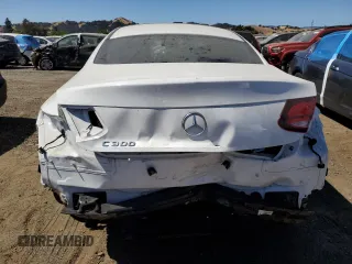 2023 Mercedes-Benz C 300 with VIN W1KWJ8DB8PG119472, listed as a Copart auction lot 69999694 with 14,954 mi miles and Salvage Title. Bid and sale history available at DreamBid. Image 6.