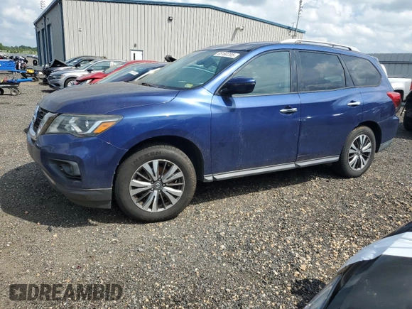 2017 Nissan Pathfinder Platinum with VIN 5N1DR2MM5HC637228, listed as a Copart auction lot 65160205 with Not provided miles and Clean title. Bid and sale history available at DreamBid. Image 1.