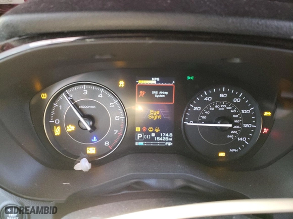 2023 Subaru Impreza Premium with VIN 4S3GTAV62P3721583, listed as a Copart auction lot 42878655 with 15,428 mi miles and Salvage Title. Bid and sale history available at carsss.com. Image 9.