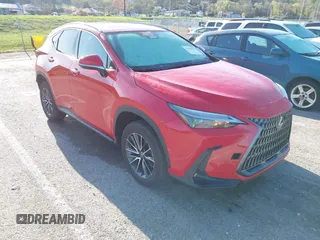 2024 Lexus NX with VIN 2T2GKCEZ1RC027918, listed as a IAAI auction lot 41955635 with 24,434 mi miles. Bid and sale history available at carsss.com. Image 1.