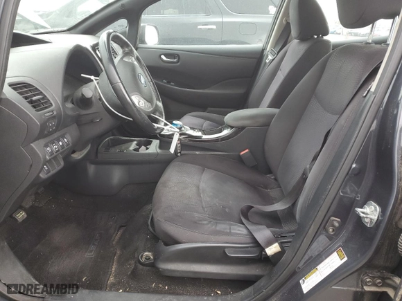 2013 Nissan LEAF S with VIN 1N4AZ0CP6DC406376, listed as a Copart auction lot 82255464 with NaN miles and Salvage Title. Bid and sale history available at carsss.com. Image 7.