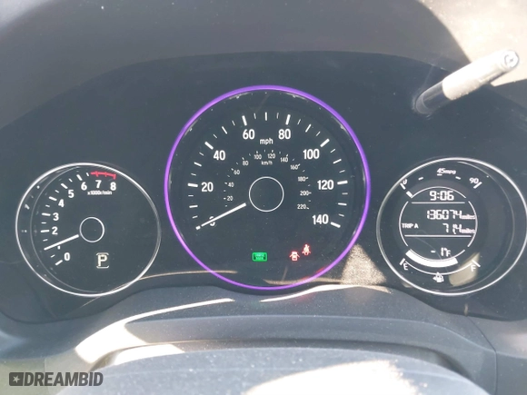 2016 Honda HR-V LX with VIN 3CZRU6H32GM732807, listed as a IAAI auction lot 41522896 with 136,074 mi miles. Bid and sale history available at carsss.com. Image 15.