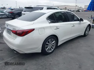 2018 Infiniti Q50 3.0t LUXE with VIN JN1EV7AP8JM364465, listed as a IAAI auction lot 41734191 with 136,869 mi miles. Bid and sale history available at carsss.com. Image 4.