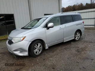2015 Nissan Quest S with VIN JN8AE2KP9F9131271, listed as a Copart auction lot 84760134 with 218,942 mi miles and Salvage Title. Bid and sale history available at carsss.com. Image 1.