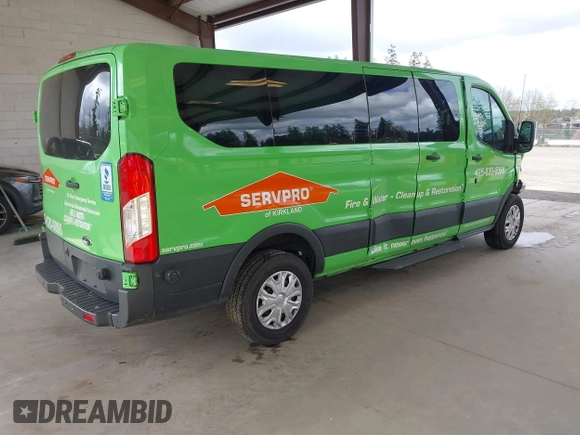 2016 Ford Transit Wagon XL with VIN 1FBZX2ZM5GKA76479, listed as a IAAI auction lot 41942281 with 38,970 mi miles. Bid and sale history available at carsss.com. Image 4.