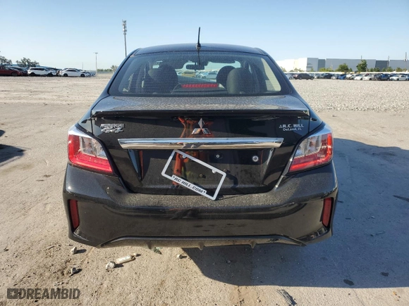2024 Mitsubishi Mirage G4 ES with VIN ML32FUFJ1RHF16418, listed as a Copart auction lot 52240795 with 760 mi miles and Non Repairable. Bid and sale history available at carsss.com. Image 6.