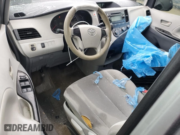 2013 Toyota Sienna L with VIN 5TDZK3DC5DS369785, listed as a Copart auction lot 46327335 with 178,788 mi miles and Salvage Title. Bid and sale history available at carsss.com. Image 8.