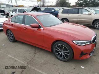 2021 BMW 3 Series 330i xDrive with VIN 3MW5R7J05M8B50200, listed as a Copart auction lot 46443405 with 35,663 mi miles and Salvage title. Bid and sale history available at DreamBid. Image 4.