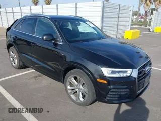 2018 Audi Q3 Premium Plus with VIN WA1JCCFS2JR009411, listed as a IAAI auction lot 41754526 with 85,781 mi miles. Bid and sale history available at carsss.com. Image 1.