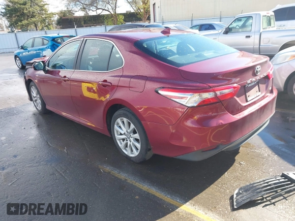 2020 Toyota Camry LE with VIN 4T1C11AK4LU916494, listed as a IAAI auction lot 41786429 with 100,032 mi miles and . Bid and sale history available at DreamBid. Image 3.