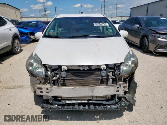 2010 Toyota Prius II with VIN JTDKN3DU3A0198583, listed as a Copart auction lot 53904705 with 136,126 mi miles and Salvage Title. Bid and sale history available at DreamBid. Image 5.
