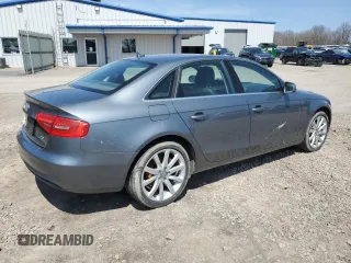 2013 Audi A4 Premium Plus with VIN WAUFFAFL2DN038206, listed as a Copart auction lot 53496745 with 131,005 mi miles and Salvage Title. Bid and sale history available at carsss.com. Image 3.