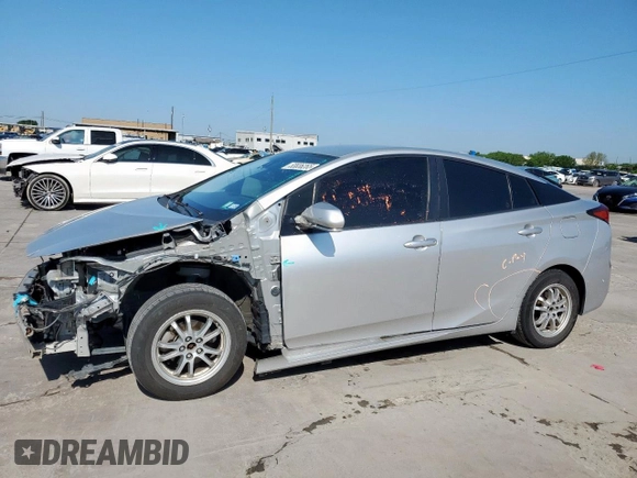 2020 Toyota Prius L Eco with VIN JTDKARFU5L3113076, listed as a Copart auction lot 53836265 with 173,057 mi miles and Salvage Title. Bid and sale history available at DreamBid. Image 1.