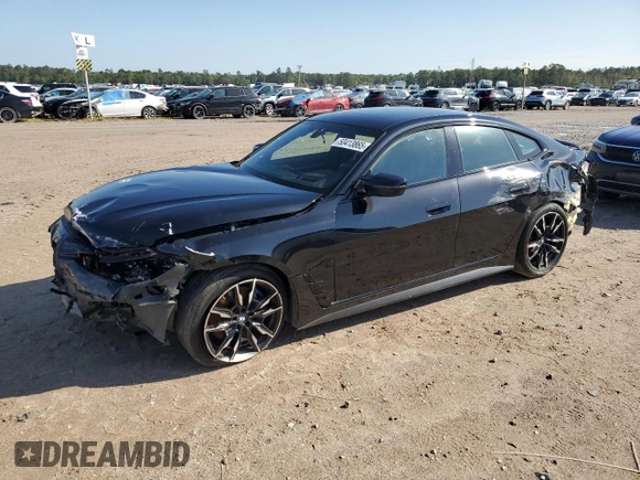 2022 BMW 4 Series M440i xDrive with VIN WBA13AW05NFL96789, listed as a Copart auction lot 50413865 with 24,112 mi miles and Salvage title. Bid and sale history available at DreamBid. Image 1.