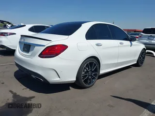 2020 Mercedes-Benz C 300 with VIN W1KWF8DB4LR592284, listed as a IAAI auction lot 42345831 with 66,281 mi miles and . Bid and sale history available at DreamBid. Image 4.