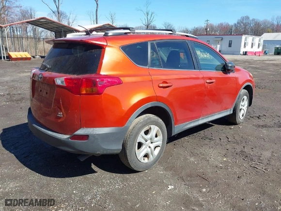 2015 Toyota RAV4 LE with VIN 2T3BFREV4FW340661, listed as a IAAI auction lot 39676134 with 125,708 mi miles. Bid and sale history available at carsss.com. Image 4.