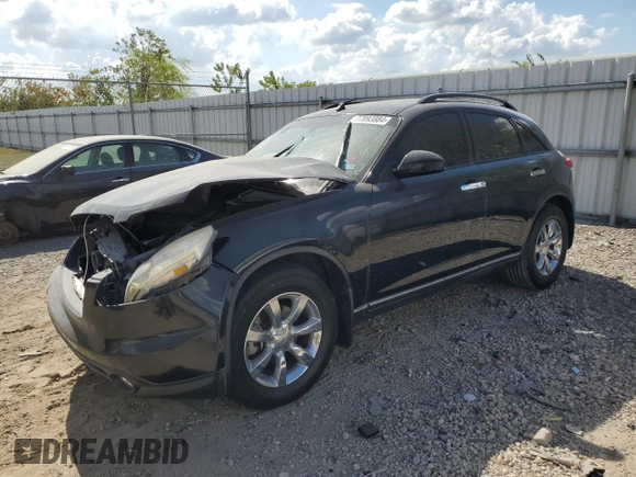 2004 Infiniti FX35 with VIN JNRAS08U84X106182, listed as a Copart auction lot 77893884 with 175,817 mi miles and Salvage Title. Bid and sale history available at carsss.com. Image 1.