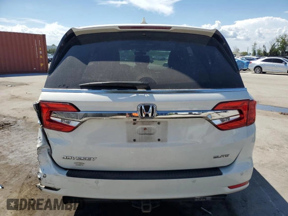 2019 Honda Odyssey Elite с VIN 5FNRL6H98KB091527, выставлен на аукционе Copart как лот 60927275 с пробегом 70 757 миль миль и На запчасти • Non repairable. История ставок и продаж доступна на DreamBid. Изображение 6.