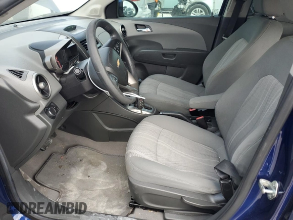 2014 Chevrolet Sonic LT with VIN 1G1JC5SB3E4141502, listed as a Copart auction lot 47993125 with Not Provided miles and Salvage Title. Bid and sale history available at DreamBid. Image 7.