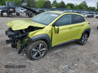 2020 Hyundai Kona Limited z VIN KM8K3CA56LU535287, wystawiony jako Copart lot #55707195 z przebiegiem 47 436 mil mil oraz Szkoda całkowita • Salvage title. Historia ofert i sprzedaży dostępna na DreamBid. Obrazek 1.