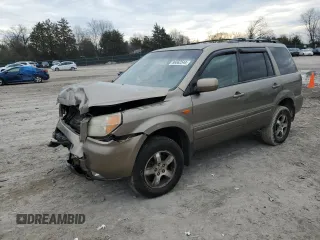 2008 Honda Pilot EX-L z VIN 5FNYF18768B052870, wystawiony jako Copart lot #86562544 z przebiegiem 210 243 mil mil oraz Czysty tytuł • Clean title. Historia ofert i sprzedaży dostępna na DreamBid. Obrazek 1.