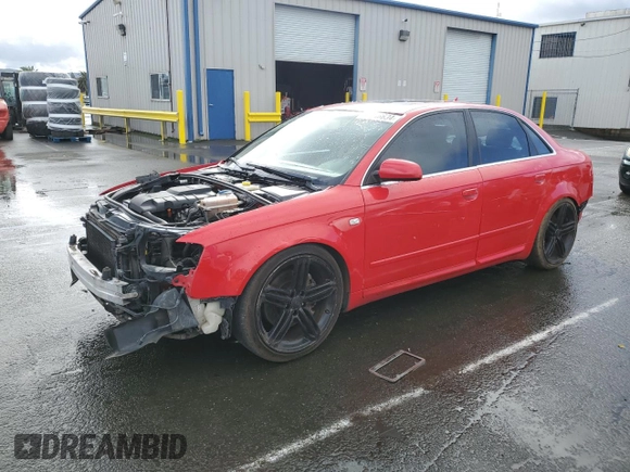 2008 Audi A4 2.0T with VIN WAUAF78E38A051961, listed as a Copart auction lot 86548634 with 170,675 mi miles and Salvage Title. Bid and sale history available at carsss.com. Image 1.
