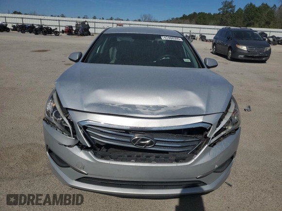 2017 Hyundai Sonata SE with VIN 5NPE24AF9HH464560, listed as a Copart auction lot 47408395 with 114,878 mi miles and Salvage Title. Bid and sale history available at DreamBid. Image 5.