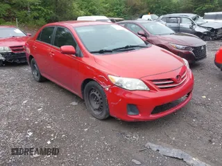 2013 Toyota Corolla L with VIN 5YFBU4EE0DP151229, listed as a IAAI auction lot 42086957 with 184,244 mi miles. Bid and sale history available at carsss.com. Image 1.