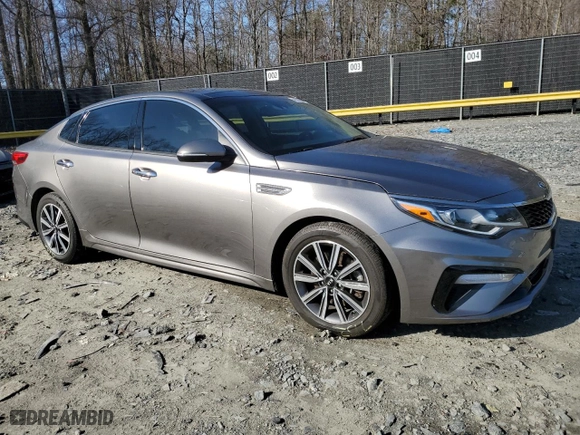 2019 Kia Optima EX with VIN 5XXGU4L1XKG317378, listed as a Copart auction lot 48016665 with 207,062 mi miles and Salvage Title. Bid and sale history available at carsss.com. Image 4.