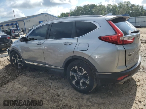 2018 Honda CR-V Touring with VIN 7FARW1H97JE036502, listed as a Copart auction lot 59839125 with 88,222 mi miles and Salvage title. Bid and sale history available at DreamBid. Image 2.