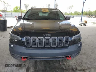 2019 Jeep Cherokee Trailhawk with VIN 1C4PJMBN7KD374676, listed as a Copart auction lot 51504125 with 34,323 mi miles and Salvage Title. Bid and sale history available at DreamBid. Image 5.