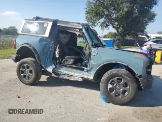 2023 Ford Bronco with VIN 1FMDE5AH3PLB14180, listed as a Copart auction lot 72261574 with 31,442 mi miles and Non Repairable. Bid and sale history available at DreamBid. Image 4.