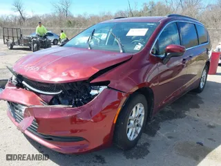 2020 Chrysler Voyager LXI with VIN 2C4RC1DG3LR144552, listed as a IAAI auction lot 41721697 with NaN miles. Bid and sale history available at carsss.com. Image 2.