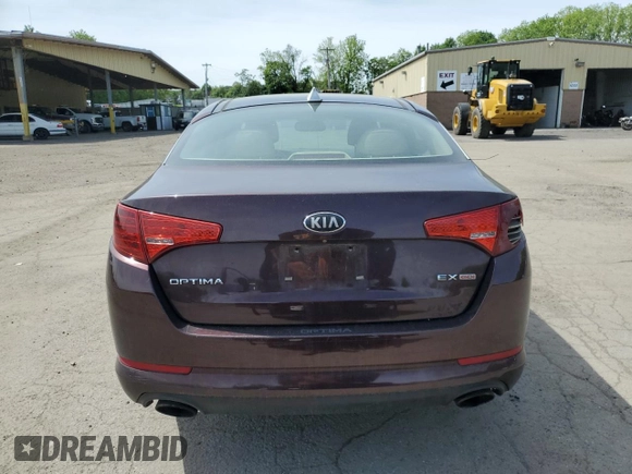2013 Kia Optima EX with VIN 5XXGN4A78DG149943, listed as a Copart auction lot 57970255 with 149,806 mi miles and Clean title. Bid and sale history available at DreamBid. Image 6.