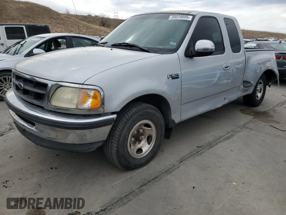 1998 Ford F-150 with VIN 2FTZX0729WCA50004, listed as a Copart auction lot 50028895 with 291,952 mi miles and Salvage title. Bid and sale history available at DreamBid. Image 1.