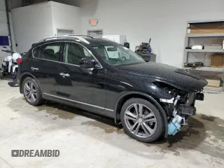 2012 Infiniti EX Journey with VIN JN1AJ0HR2CM451015, listed as a Copart auction lot 83180364 with 95,219 mi miles and Salvage Title. Bid and sale history available at DreamBid. Image 4.