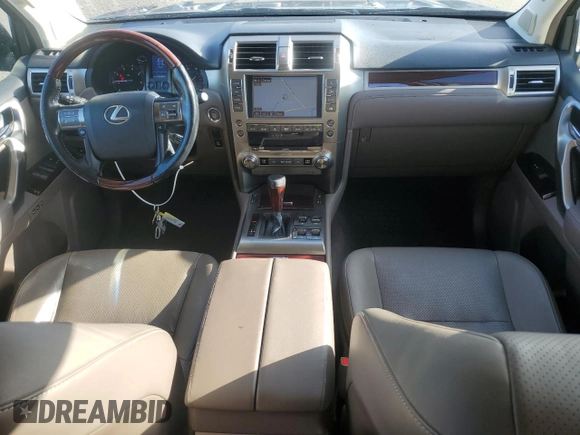 2017 Lexus GX 460 with VIN JTJJM7FX3H5150279, listed as a Copart auction lot 85108374 with 106,859 mi miles and Salvage title. Bid and sale history available at DreamBid. Image 8.