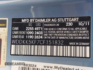 2012 Mercedes-Benz E 350 with VIN WDDKK5KF7CF151832, listed as a IAAI auction lot 41572805 with 87,471 mi miles and . Bid and sale history available at DreamBid. Image 9.