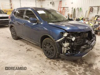 2017 Nissan Rogue SL with VIN 5N1AT2MT1HC794587, listed as a IAAI auction lot 41708715 with 121,017 mi miles. Bid and sale history available at carsss.com. Image 1.