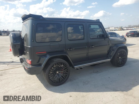 2020 Mercedes-Benz G 63 AMG with VIN W1NYC7HJ1LX342724, listed as a Copart auction lot 49154495 with 8,141 mi miles and Salvage title. Bid and sale history available at DreamBid. Image 3.