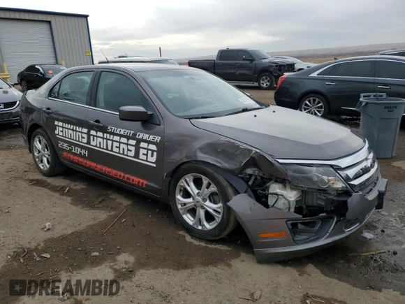 2012 Ford Fusion SE with VIN 3FAHP0HA6CR219275, listed as a Copart auction lot 42413175 with 69,811 mi miles and Salvage Title. Bid and sale history available at carsss.com. Image 4.
