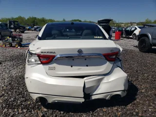 2017 Nissan Maxima SV with VIN 1N4AA6AP7HC436151, listed as a Copart auction lot 52362995 with 125,343 mi miles and Salvage Title. Bid and sale history available at carsss.com. Image 6.