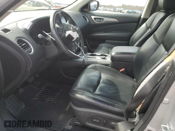 2017 Nissan Pathfinder SL with VIN 5N1DR2MM9HC642366, listed as a Copart auction lot 50877595 with 73,768 mi miles and Salvage Title. Bid and sale history available at DreamBid. Image 7.