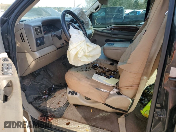 2000 Ford F-350 XL with VIN 1FTSW31FXYED30772, listed as a Copart auction lot 50606445 with 402,923 mi miles and Salvage title. Bid and sale history available at DreamBid. Image 7.