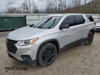 2021 Chevrolet Traverse LS with VIN 1GNEVFKW9MJ259024, listed as a Copart auction lot 86988534 with 116,679 mi miles and Salvage Title. Bid and sale history available at carsss.com. Image 1.